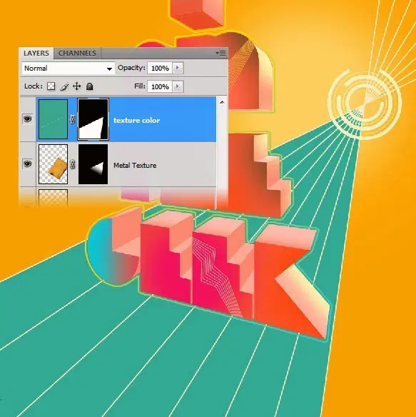 آموزش طراحی تصویر تایپوگرافی سه بعدی در فتوشاپ